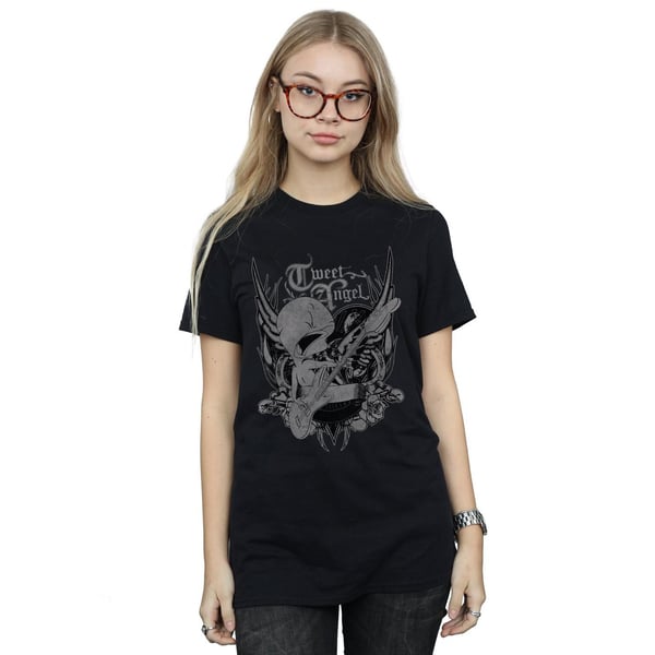 Looney Tunes Womens/Ladies Tweety Pie Rock Cotton Boyfriend T-Shirt