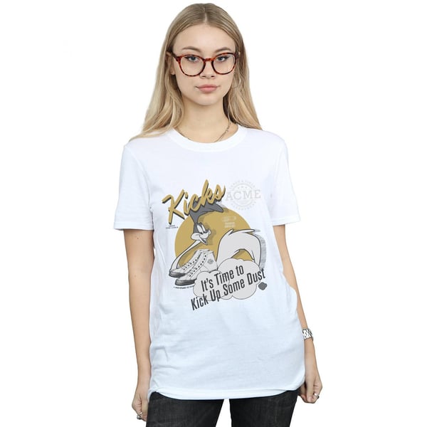 Looney Tunes Womens/Ladies Road Runner Kicks Cotton Boyfriend T-Shirt
