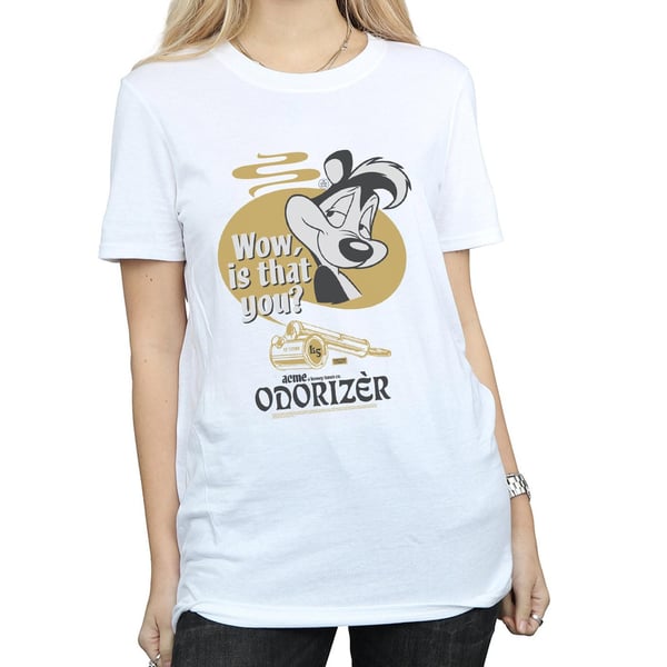 Looney Tunes Womens/Ladies Pepe Le Pew Odorizer Cotton Boyfriend T-Shirt