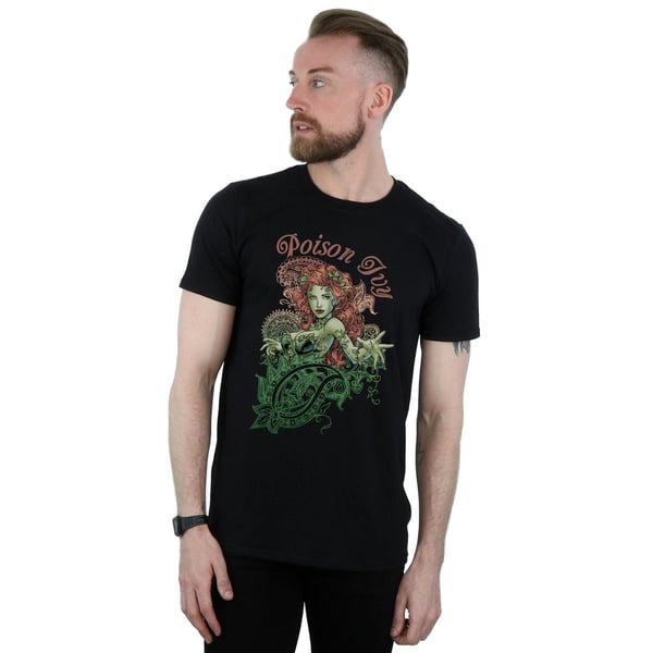 DC Comics Mens Poison Ivy Paisley T-Shirt