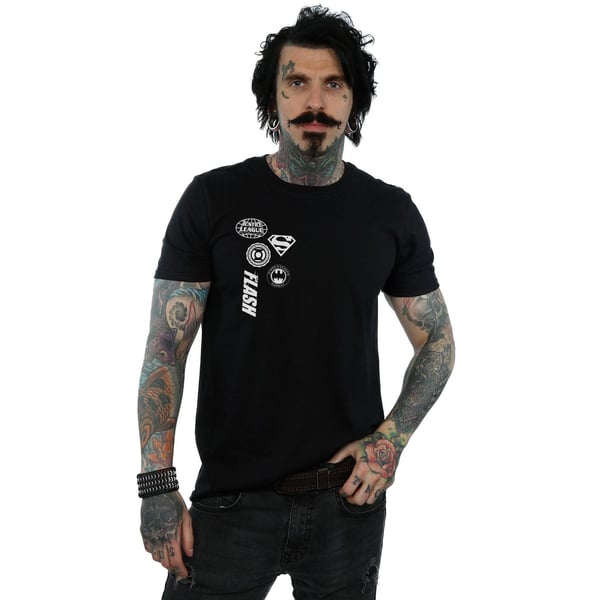 DC Comics Mens Justice League Icons Cluster T-Shirt