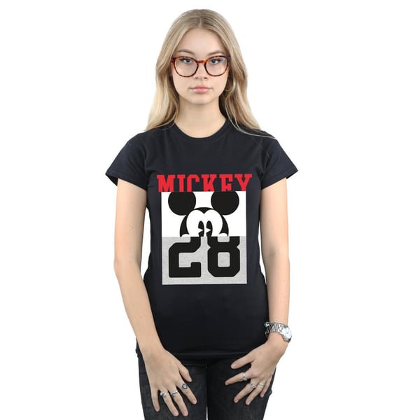 Disney Womens/Ladies Mickey Mouse Notorious Split Cotton T-Shirt