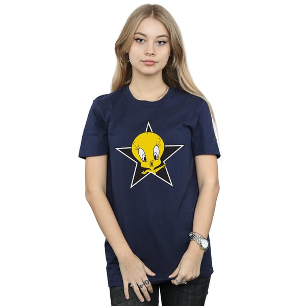 Looney Tunes Womens/Ladies Tweety Pie Star Cotton Boyfriend T-Shirt