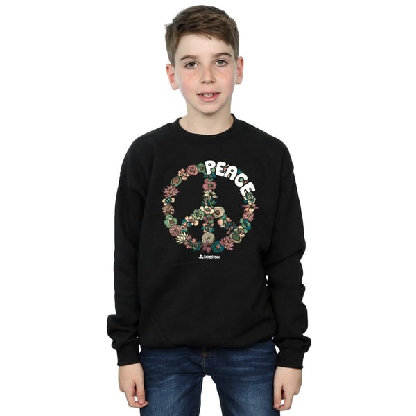 Woodstock Boys Floral Peace Sweatshirt