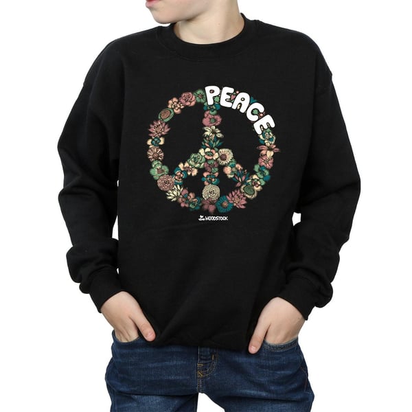 Woodstock Boys Floral Peace Sweatshirt
