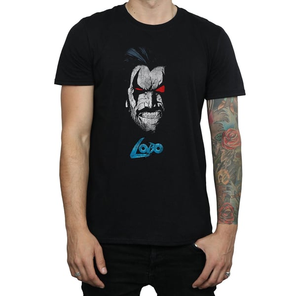 DC Comics Mens Lobo Face T-Shirt