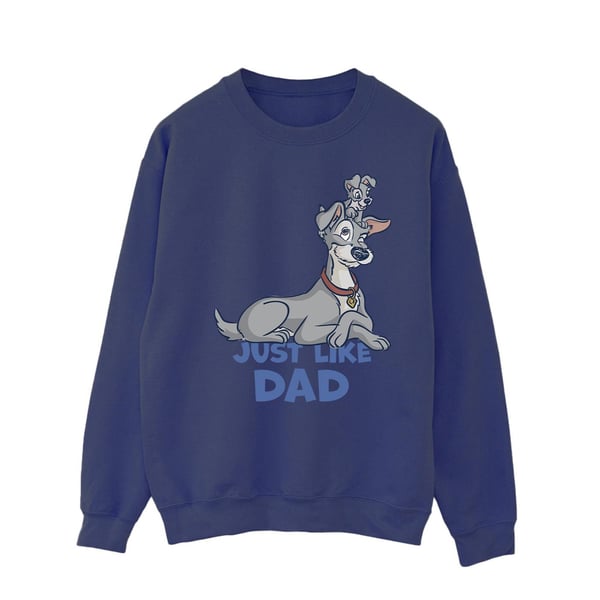 Disney Mens Lady And The Tramp Just Like Dad Sweatshirt