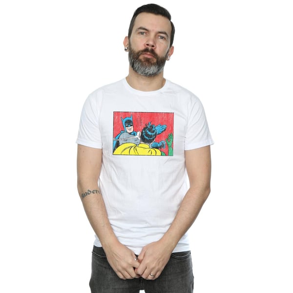 DC Comics Mens Batman Robin Slap T-Shirt