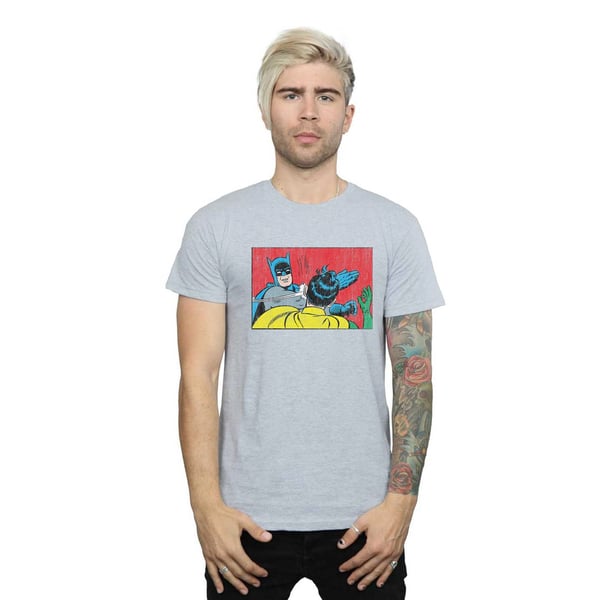 DC Comics Mens Batman Robin Slap T-Shirt