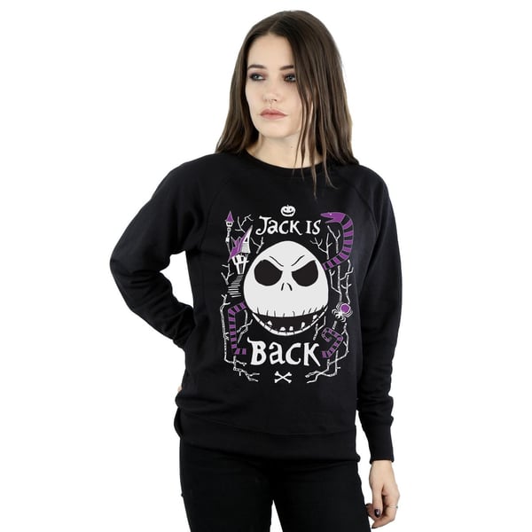 Disney Womens/Ladies Nightmare Before Christmas Jack Is Back Sweatshirt