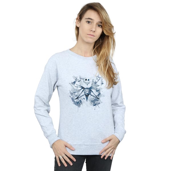 Disney Womens/Ladies Nightmare Before Christmas Paint Spray Carers Sweatshirt
