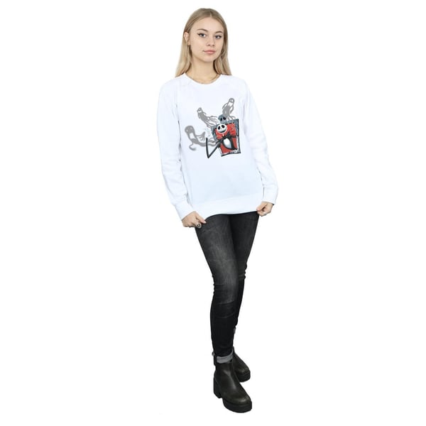 Disney Womens/Ladies Nightmare Before Christmas Ghosts Of Jack Sweatshirt