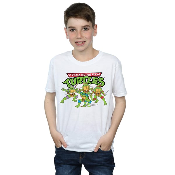 TMNT Boys Classic Cartoon Squad T-Shirt