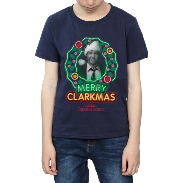 National Lampoon´s Christmas Vacation Boys Greyscale Clarkmas T-Shirt