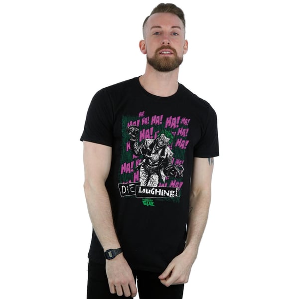 DC Comics Mens Justice League Joker Die Laughing T-Shirt