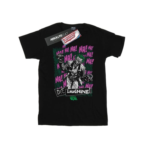 DC Comics Mens Justice League Joker Die Laughing T-Shirt