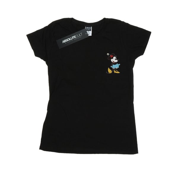 Disney Womens/Ladies Minnie Mouse Kick Chest Cotton T-Shirt