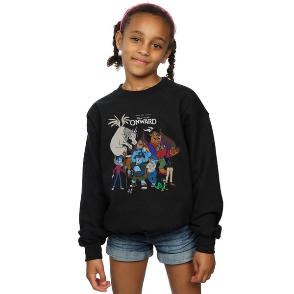 Disney Girls Onward Character Collage Sweatshirt