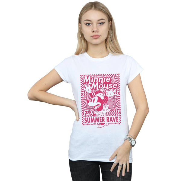 Disney Womens/Ladies Minnie Mouse Summer Party Cotton T-Shirt