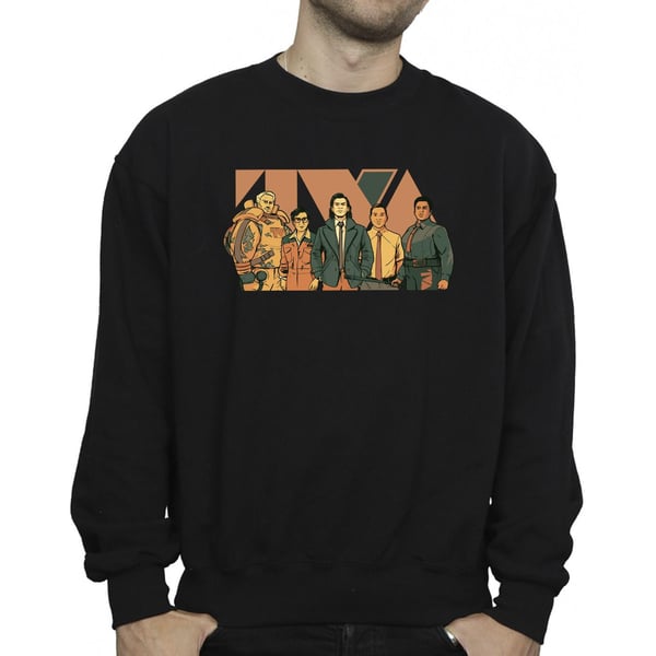 Marvel Mens Loki TVA Group -collegepaita