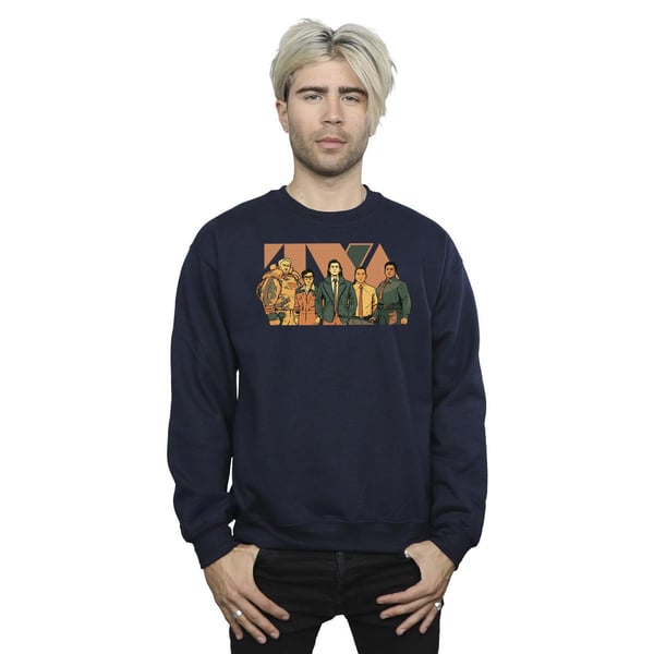 Marvel Mens Loki TVA Group -collegepaita