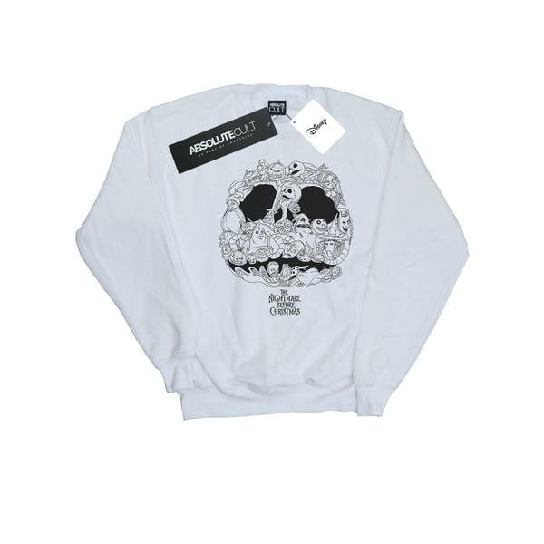 Disney Womens/Ladies Nightmare Before Christmas Jack Skellington Jack-O-Lanterns Sweatshirt