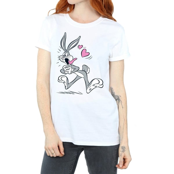 Looney Tunes Womens/Ladies Bugs Bunny In Love Cotton Boyfriend T-Shirt