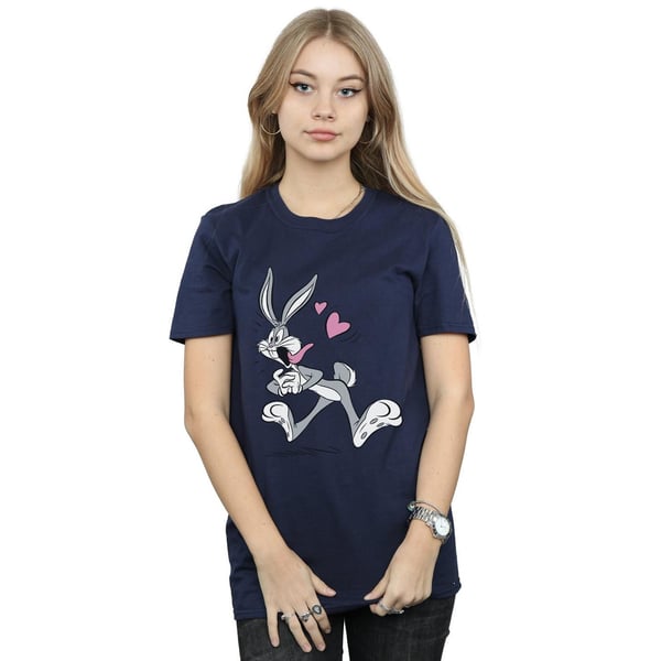 Looney Tunes Womens/Ladies Bugs Bunny In Love Cotton Boyfriend T-Shirt