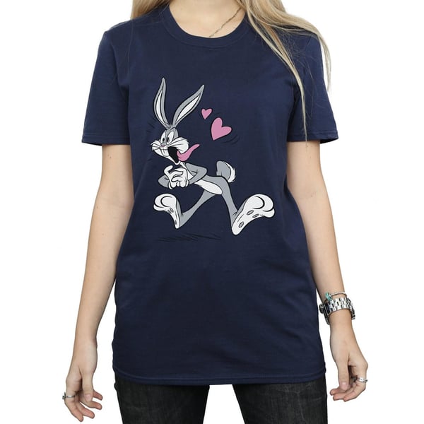 Looney Tunes Womens/Ladies Bugs Bunny In Love Cotton Boyfriend T-Shirt