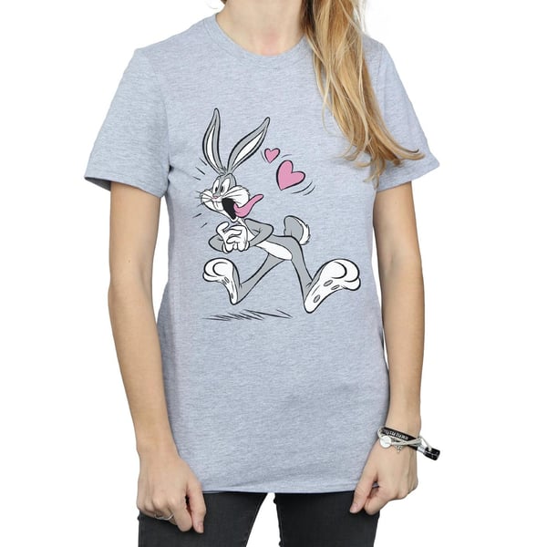 Looney Tunes Womens/Ladies Bugs Bunny In Love Cotton Boyfriend T-Shirt