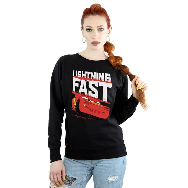 Disney Womens/Ladies Cars Lightning Fast Sweatshirt