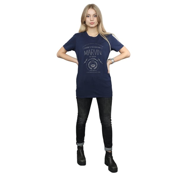 Looney Tunes Womens/Ladies Marvin The Martian Where´s The Kaboom Cotton Boyfriend T-Shirt