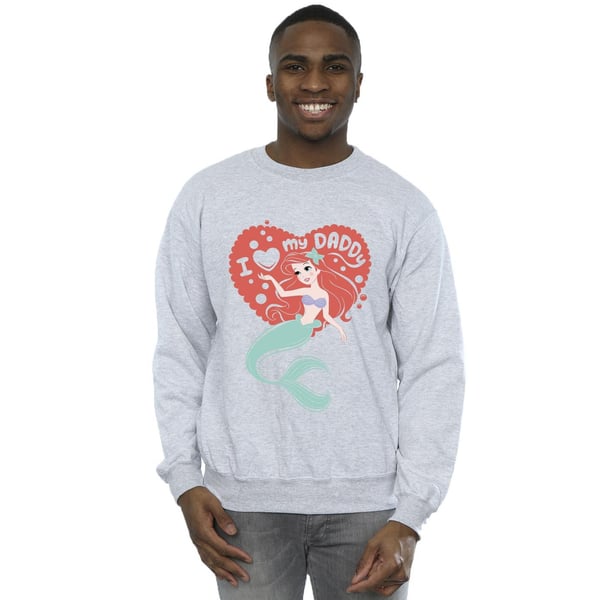 Disney Mens The Little Mermaid Love Daddy Sweatshirt