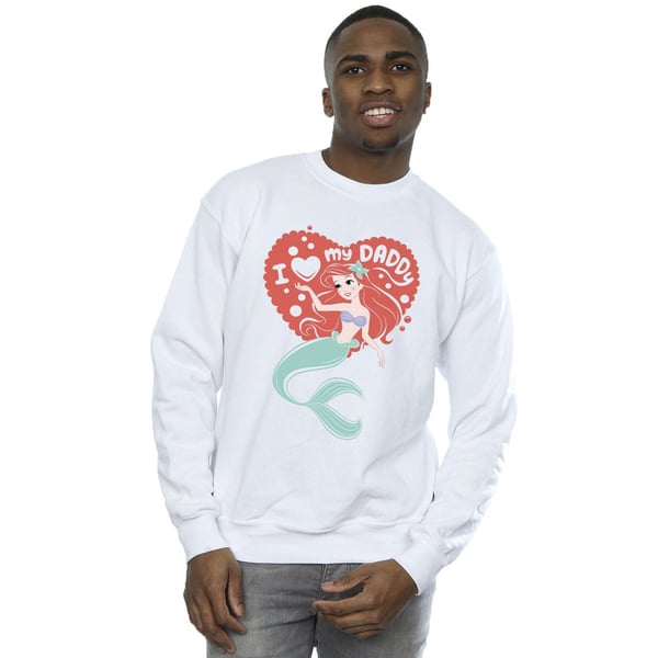 Disney Mens The Little Mermaid Love Daddy Sweatshirt
