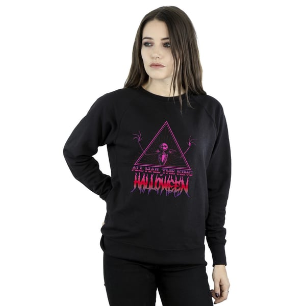 Disney Womens/Ladies The Nightmare Before Christmas Halloween King Sweatshirt