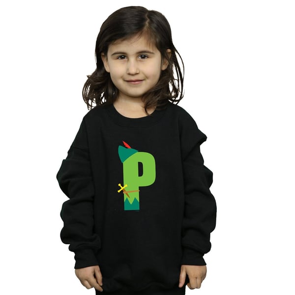 Disney Girls Alphabet P Is For Peter Pan Sweatshirt