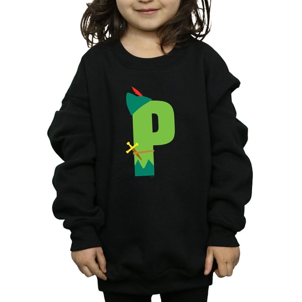 Disney Girls Alphabet P Is For Peter Pan Sweatshirt