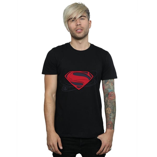 DC Comics Mens Justice League Movie Superman Logo T-Shirt