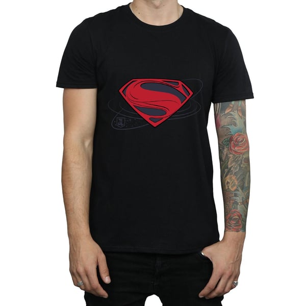 DC Comics Mens Justice League Movie Superman Logo T-Shirt