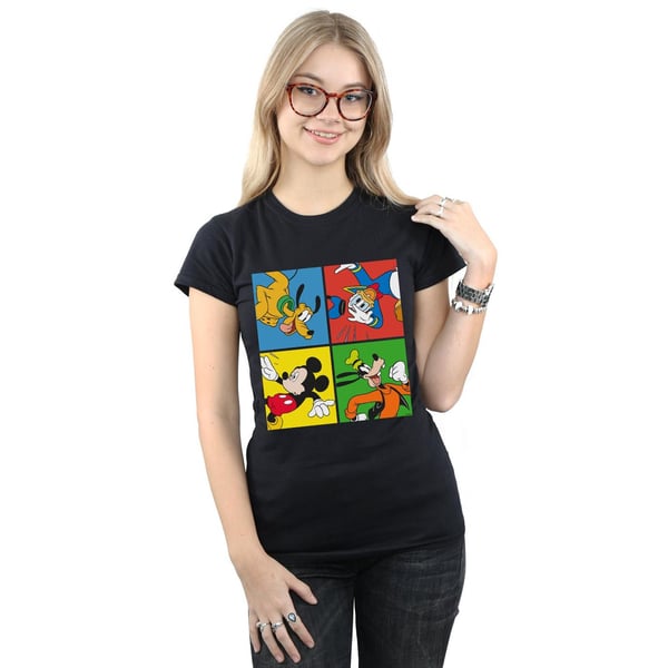 Disney Womens/Ladies Mickey Mouse Friends Cotton T-Shirt