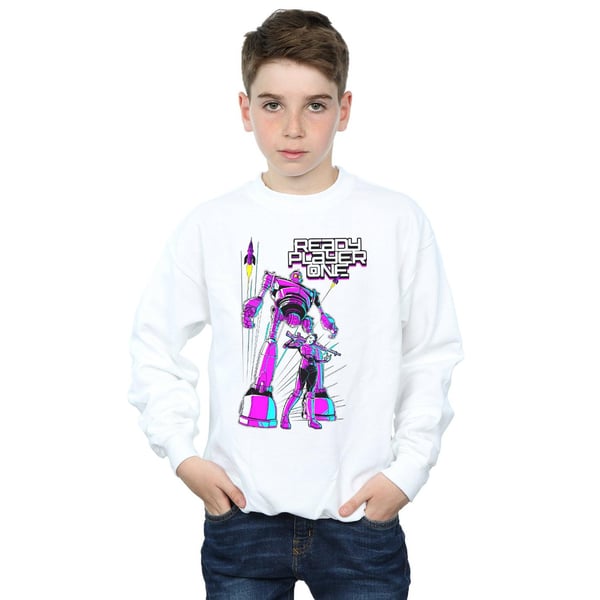 Ready Player One Boys Iron Giant And Art3mis Sweatshirt