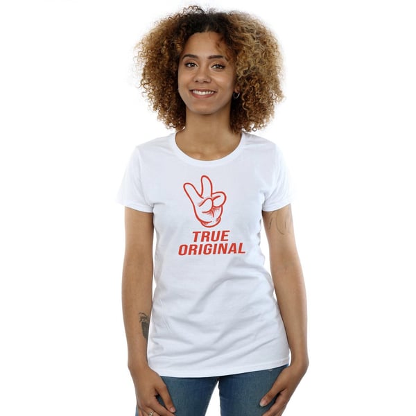 Disney Womens/Ladies Mickey Mouse True Original Cotton T-Shirt