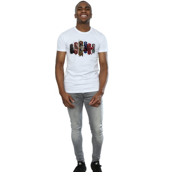 DC Comics Mens Justice League Movie Team Hexagons T-Shirt