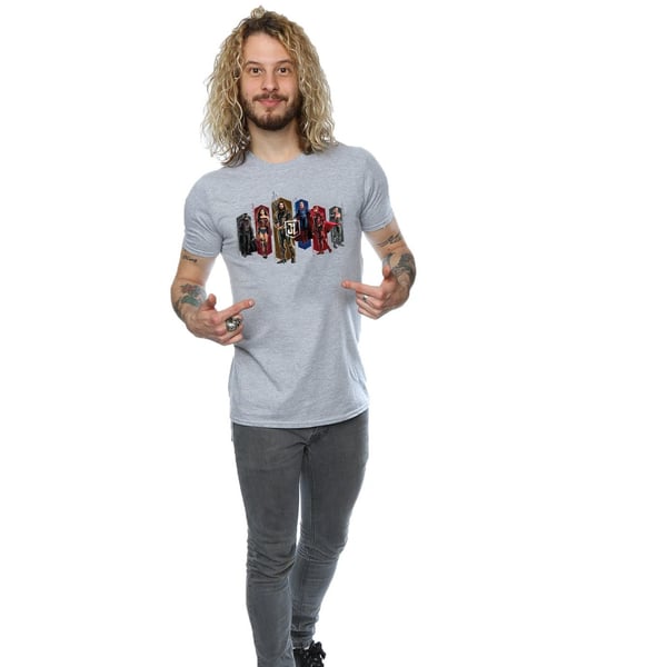 DC Comics Mens Justice League Movie Team Hexagons T-Shirt