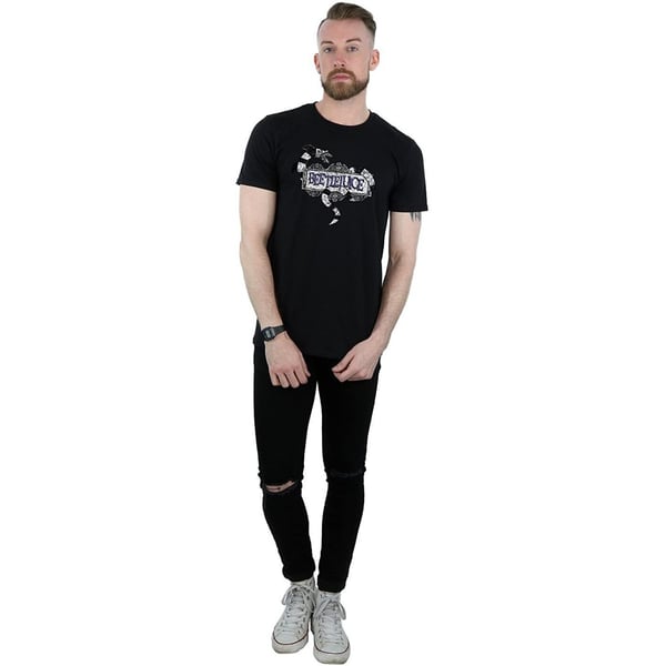 Beetlejuice Unisex Adult Sandworm Logo T-Shirt