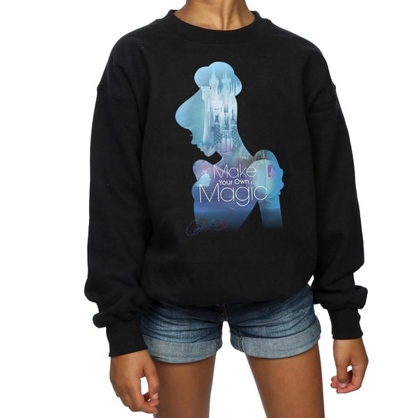Disney Princess Girls Cinderella Filled Silhouette Sweatshirt