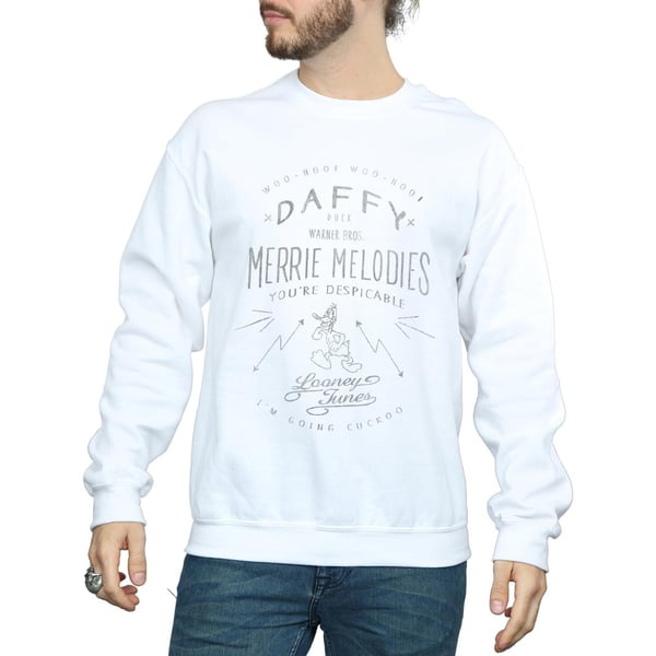 Looney Tunes Mens Daffy Duck Despicable Sweatshirt