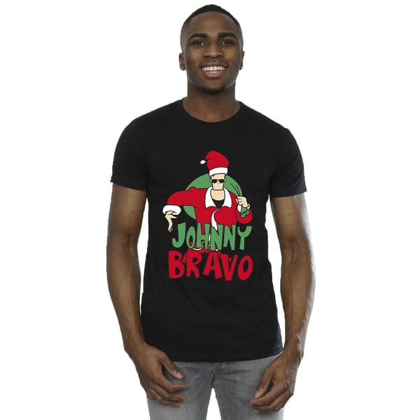 Johnny Bravo Mens Johnny Christmas T-Shirt