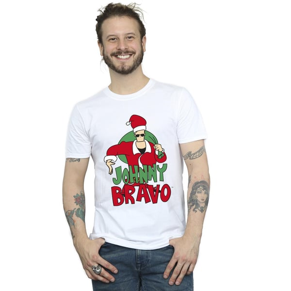 Johnny Bravo Mens Johnny Christmas T-Shirt