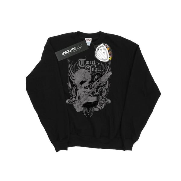 Looney Tunes Mens Tweety Pie Rock Sweatshirt